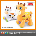 Funny plastic toy milk cow b/o animal toy with music plastic toy cow